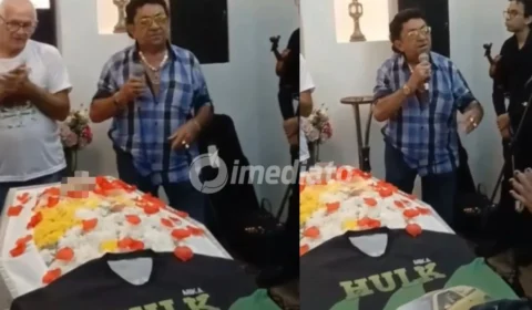VÍDEO: Nunes Filho presta homenagem a falecido ao se apresentar durante velório em Manaus