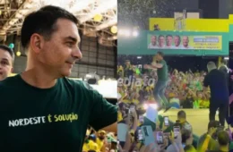 VÍDEO: Flávio Bolsonaro vira alvo de críticas após apostar em ‘dancinhas’ durante evento político no Nordeste