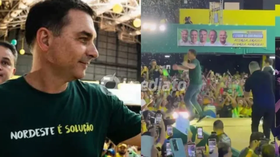 VÍDEO: Flávio Bolsonaro vira alvo de críticas após apostar em ‘dancinhas’ durante evento político no Nordeste