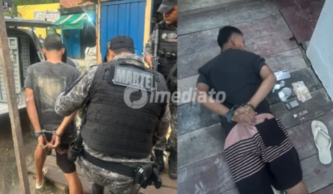 Dois homens são presos com câmeras e rádios em ‘boca de fumo’ no bairro Mauazinho