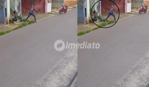 VÍDEO: Falso motorista de app assalta estudante e rouba celular no bairro Novo Aleixo, em Manaus