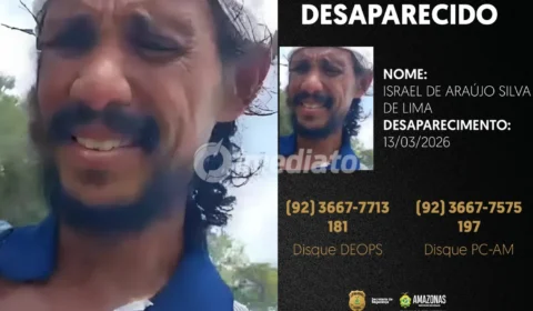 Polícia Civil divulga imagem de homem desaparecido após sair de casa no bairro Cidade Nova