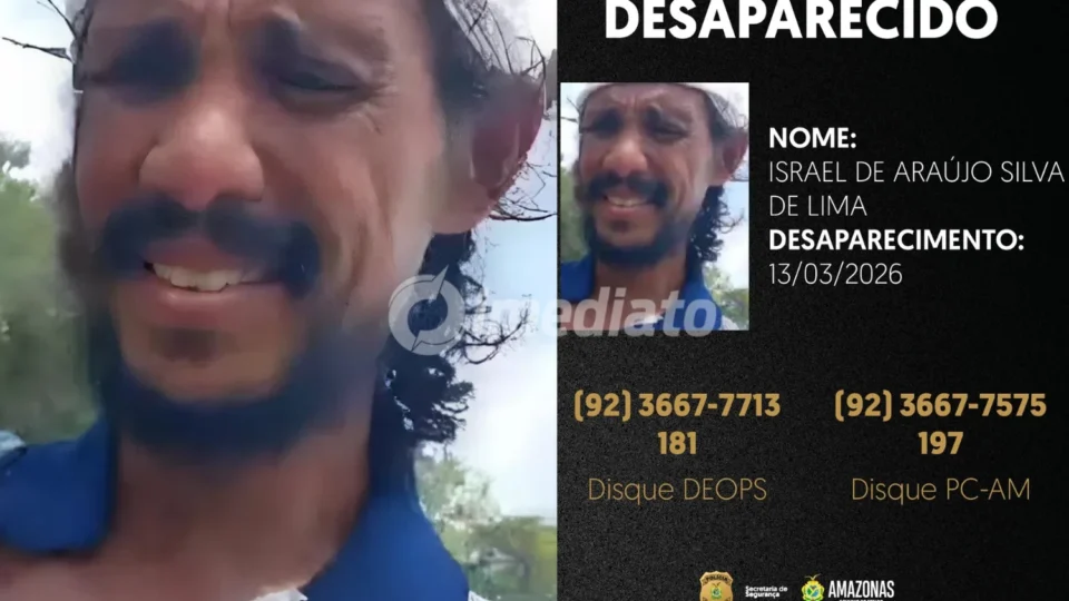 Polícia Civil divulga imagem de homem desaparecido após sair de casa no bairro Cidade Nova