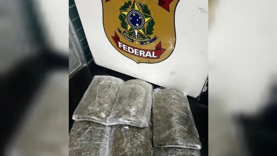 Polícia Federal prende homem com 3 kg de maconha tipo skunk no Aeroporto de Manaus