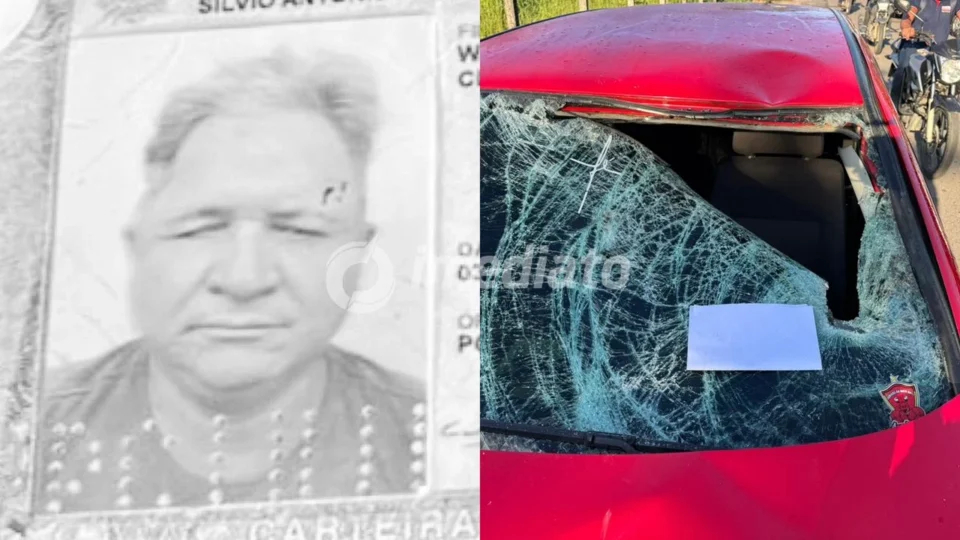 Veja o momento em que morador de casa de recuperação morre ao ser atropelado por veiculo em ramal no Tarumã