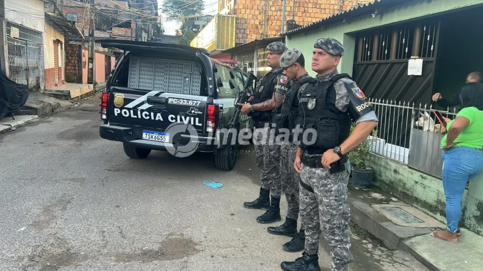 Trio de criminosos que ameaçou familiares de PM é preso em Manaus