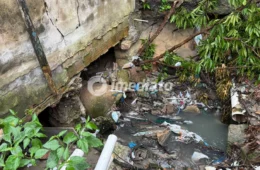 Moradores relatam alagamentos e risco de desabamento após erosão abrir cratera no bairro Coroado, em Manaus