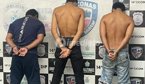 Criminosos são presos pela Rocam após sequestrar e torturar homem durante cobrança de agiotagem em Manaus