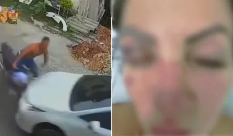 VÍDEO: Mulher atropela namorado após denunciar agressões e ameaças; caso foi registrado com base na Lei Maria da Penha
