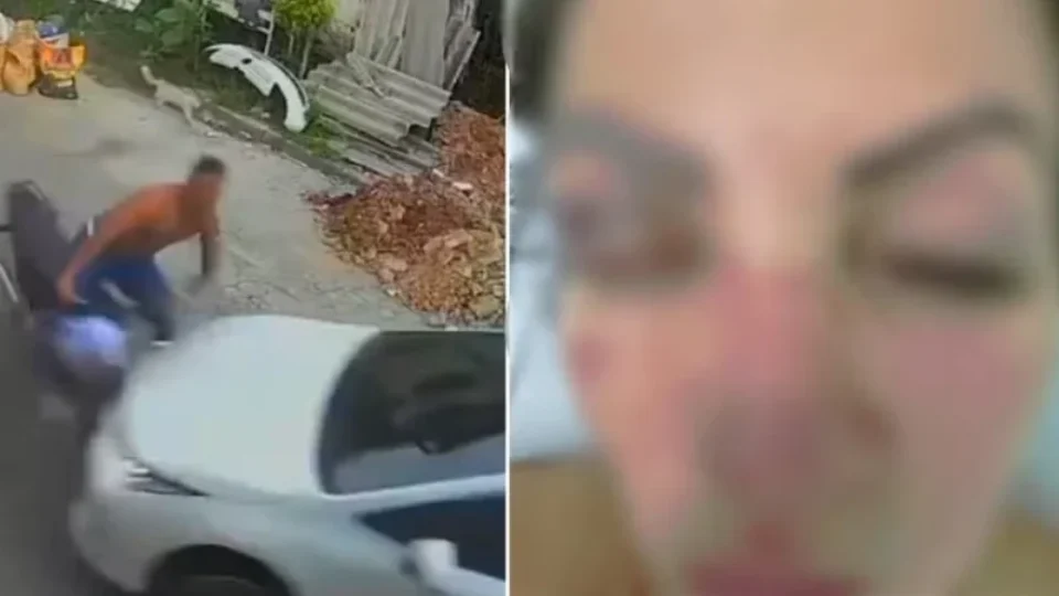 VÍDEO: Mulher atropela namorado após denunciar agressões e ameaças; caso foi registrado com base na Lei Maria da Penha