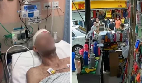 Cena de terror: Homem é baleado na cabeça durante assalto a joalheria no Centro de Campinas