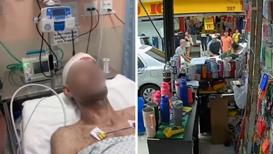 Cena de terror: Homem é baleado na cabeça durante assalto a joalheria no Centro de Campinas