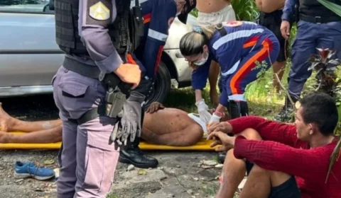 VEJA VÍDEO: dupla é espancada após tentar assaltar mulher na zona leste