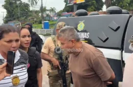 Veja o momento da prisão de ex-policial que ameaçou matar e jogar bola com a cabeça da ex-companheira