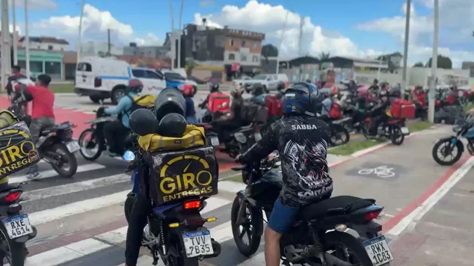 Motociclistas fazem ato por justiça após morte de entregadora em Belém