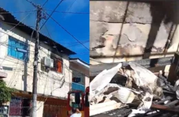Veja como ficou casa atingida por incêndio no distrito de Icoaraci, em Belém
