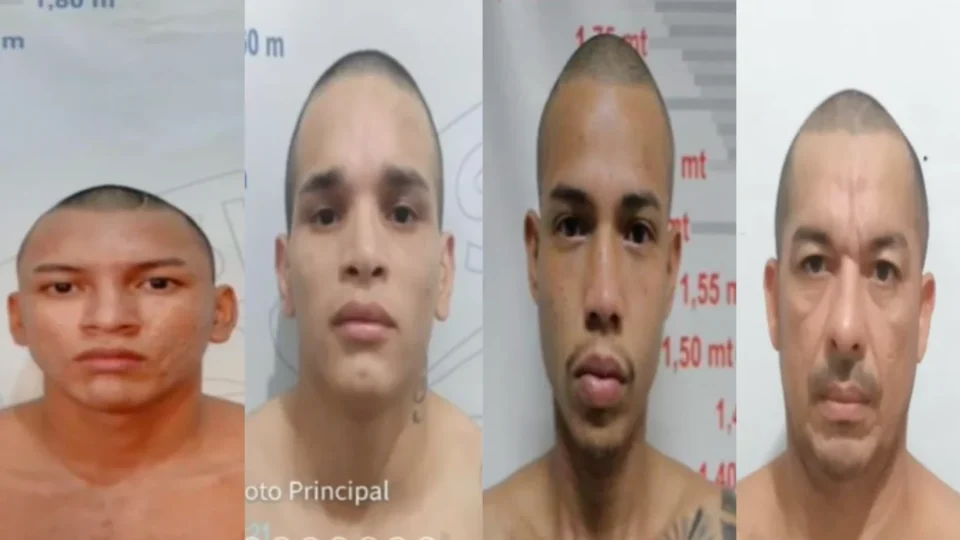 Quatro presos são recapturados horas após fuga em penitenciária de Santa Isabel, na Grande Belém