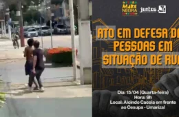 Ato em defesa de pessoas em situação de rua é convocado após ataque com arma de choque em Belém