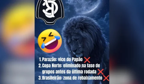 Após eliminação na Copa Norte, Remo vira alvo de memes e provocações nas redes sociais