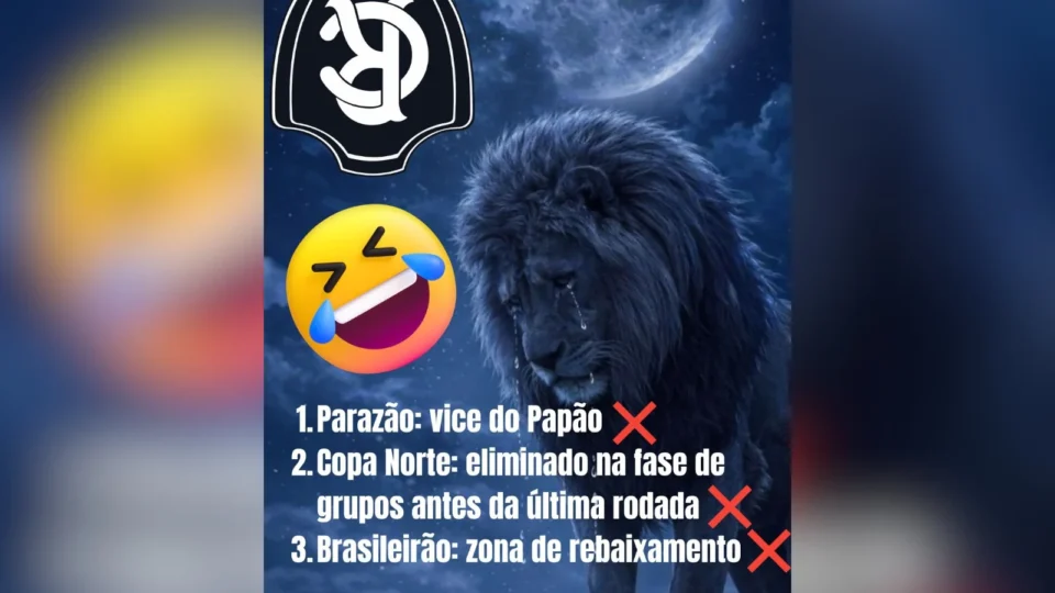 Após eliminação na Copa Norte, Remo vira alvo de memes e provocações nas redes sociais
