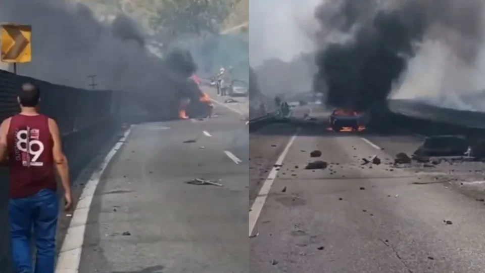 Tragédia: Explosão de carreta com gás deixa mortos na Via Dutra, em Barra Mansa