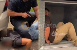 Veja o vídeo: família de acusado de abusar da própria filha de 3 anos briga com familiares da vítima na delegacia