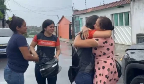 Vídeo: Em menos de 12 horas, mulher dada como sequestrada na Cidade de Deus é entregue em casa por motociclista de aplicativo