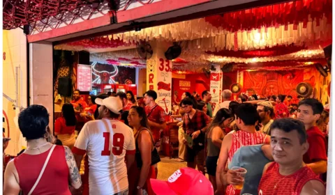 Esquenta do Norte Bumbás agita Petrópolis e reúne nação vermelha e Branca no Da Baixa Bar