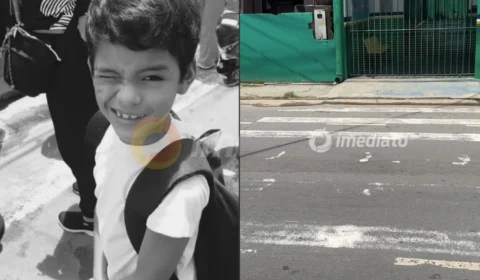 Sinalização precária e faixa apagada: pais denunciam descaso após acidente que matou aluno de 7 anos