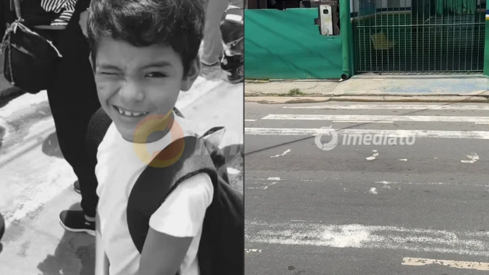 Sinalização precária e faixa apagada: pais denunciam descaso após acidente que matou aluno de 7 anos
