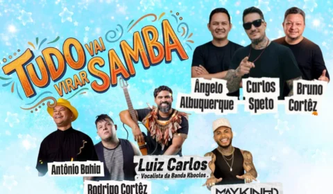 Tudo Vai Virar Samba acontece dia 18 de abril em Manaus