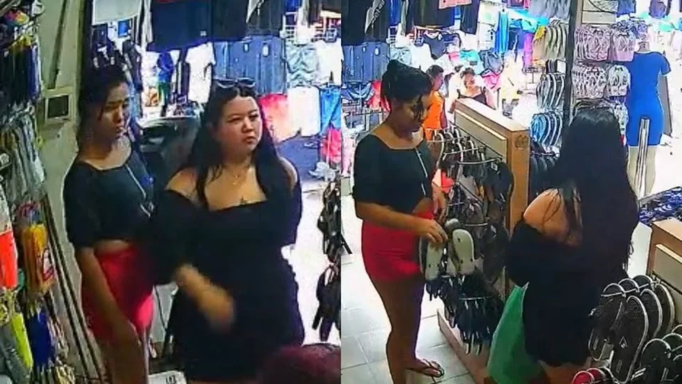 Vídeo: Mulheres furtam dezenas de sandálias em loja na feira do São José 2 e ainda saem pela frente pagando de gatinhas