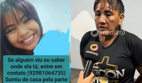 ‘Ela bloqueou todo mundo e desapareceu’: família busca adolescente com bebê de 1 ano e 7 meses em Manaus