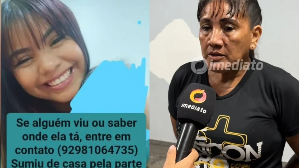 ‘Ela bloqueou todo mundo e desapareceu’: família busca adolescente com bebê de 1 ano e 7 meses em Manaus
