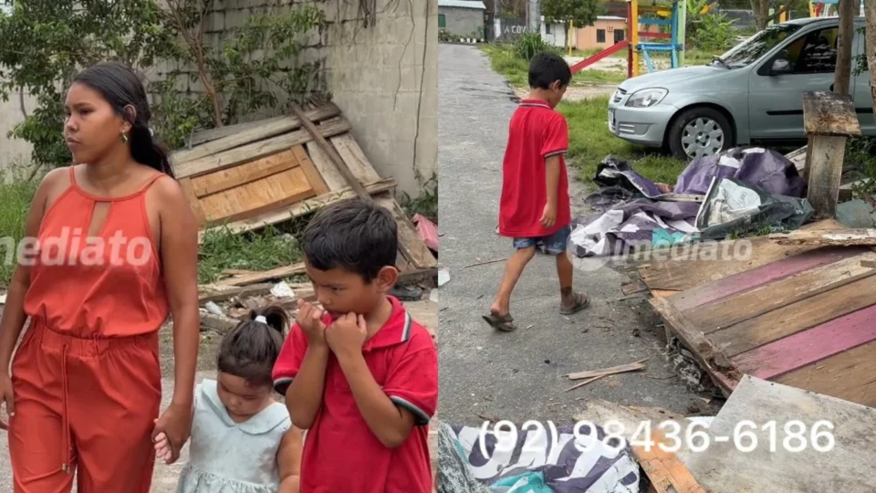 Vídeo: ‘Eu perdi tudo’: mãe de 4 filhos faz apelo após casa desabar durante tempestade na zona Norte