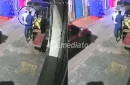 VÍDEO: Criminosos tentam furtar joalheria no Centro de Manaus mas fogem sem levar nada