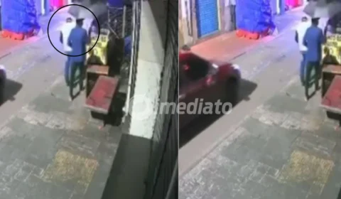 VÍDEO: Criminosos tentam furtar joalheria no Centro de Manaus mas fogem sem levar nada