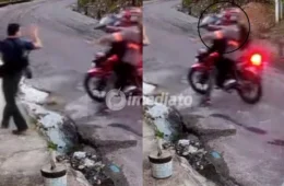 VEJA VÍDEO: Dupla armada assalta trabalhadores ao saírem de casa no conjunto Canaranas, bairro Cidade Nova