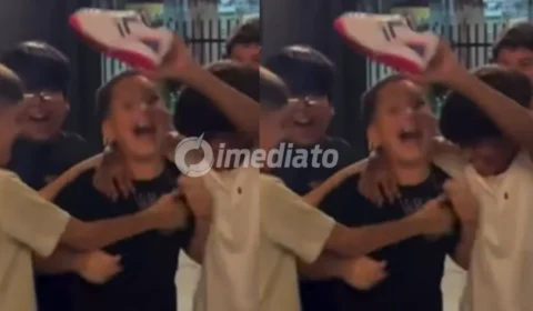VÍDEO: Menino de 11 anos ganha chuteira nova da irmã e celebra com amigos após sofrer bullying