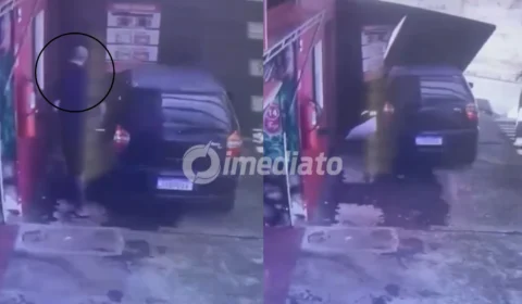 VÍDEO: Homem causa confusão em motel, consome produtos, quebra portão e foge sem pagar em Manaus