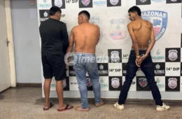 Polícia Militar prende trio suspeito de arrastões na Zona Leste de Manaus com simulacros e celulares roubados
