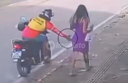 VÍDEO: Motociclista é preso por importunação sexual após dar tapa nas nádegas de adolescente no Pará