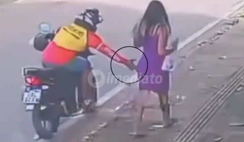 VÍDEO: Motociclista é preso por importunação sexual após dar tapa nas nádegas de adolescente no Pará