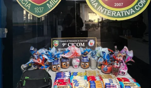 Adolescente é apreendida após tentar furtar 13 ovos de Páscoa e 86 barras de chocolates em shopping de Manaus