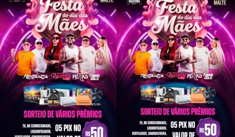 Evento do Dia das Mães no bairro Jorge Teixeira terá 12 horas de festa, shows e prêmios gratuitos