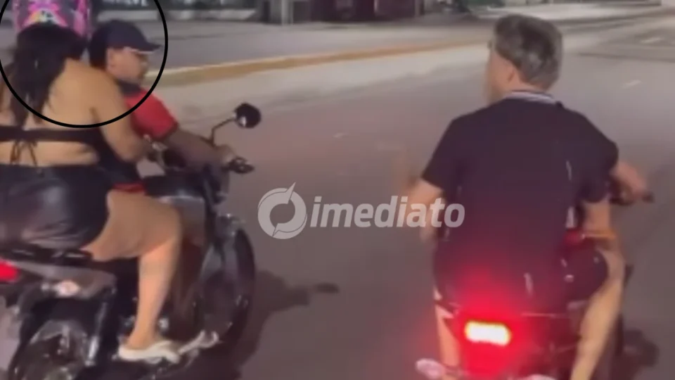VÍDEO: Casal é cercado e confrontado por motoqueiros durante ‘rolezinho’ em avenida na zona leste de Manaus