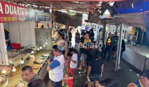 Feira do Coroado registra intensa movimentação na Sexta-feira Santa com peixe a partir de R$ 60