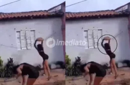 VÍDEO: Filhas tacam pedras e destroem casa de suposta amante do pai após a mãe delas ser agredida