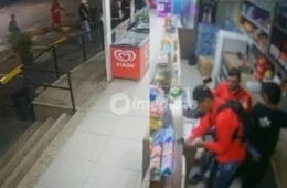 VÍDEO: Criminosos rendem funcionários e clientes durante assalto em conveniência de posto de combustíveis em Manaus
