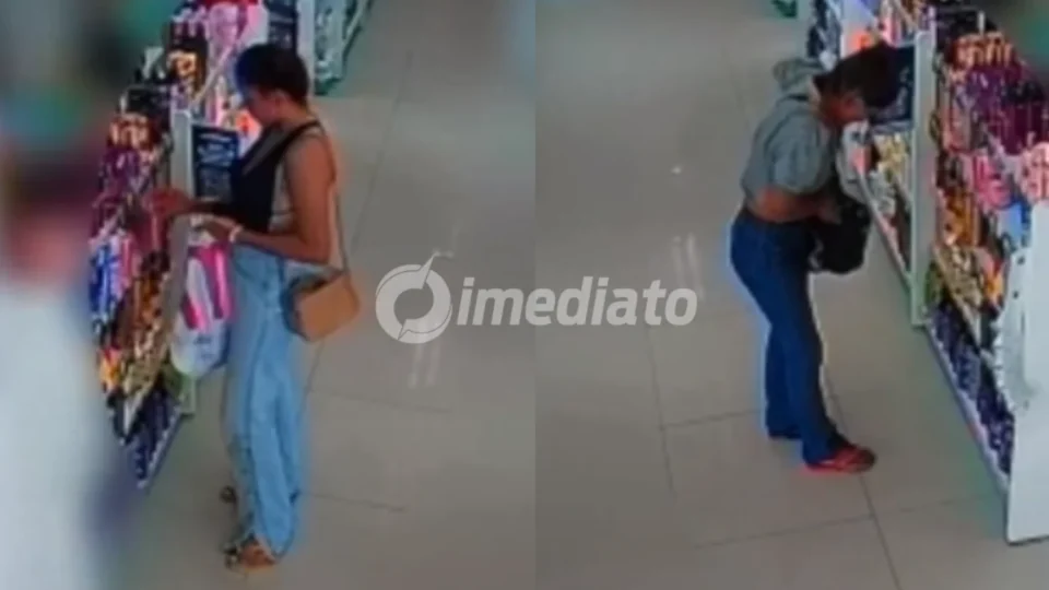 VÍDEO: Mulheres são procuradas pela polícia após furtarem mais de R$ 1 mil em produtos capilares em farmácia no bairro Coroado